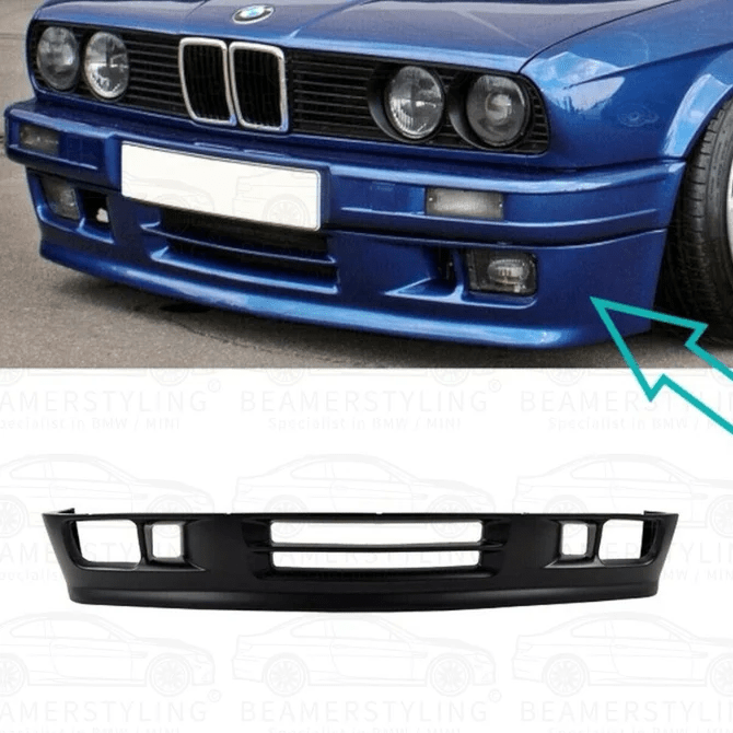 Voorbumper - BMW E30 - M Tech 2 Look - Onderste Deel | Type 2 - Beamerstyling.nl