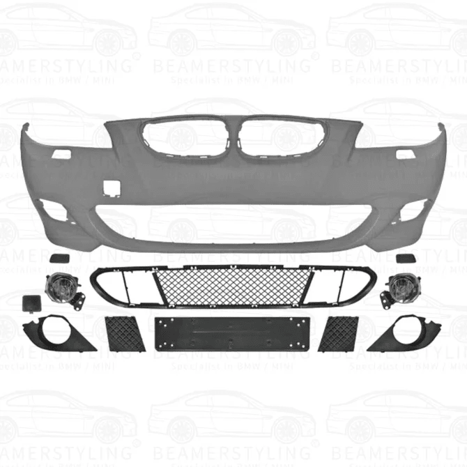 Voorbumper - BMW E60 / E61 - M Pakket Look - Zonder PDC | 03-07 - Beamerstyling.nl