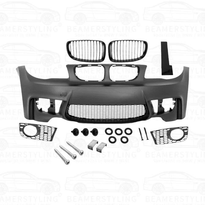 Voorbumper - BMW E81 E87 E82 E88 - Evo 1M Look | 2004-2011 - Beamerstyling.nl