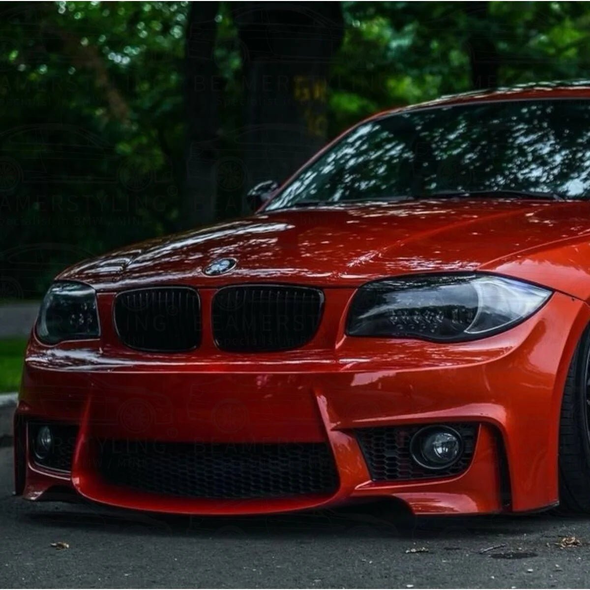 Voorbumper - BMW E81 E87 E82 E88 - Evo 1M Look | 2004-2011 - Beamerstyling.nl