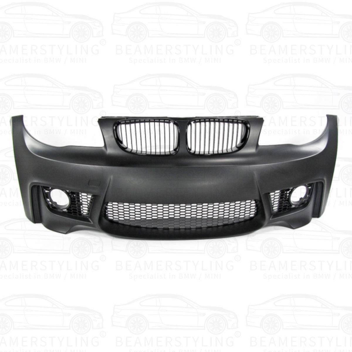 Voorbumper - BMW E81 E87 E82 E88 - Evo 1M Look | 2004-2011 - Beamerstyling.nl