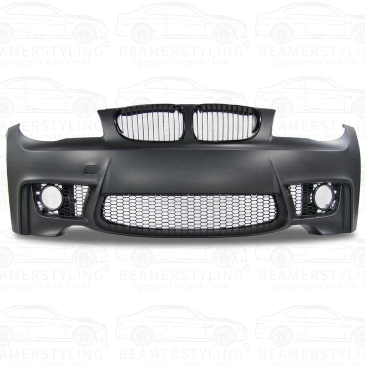 Voorbumper - BMW E81 E87 E82 E88 - Evo 1M Look | 2004-2011 - Beamerstyling.nl
