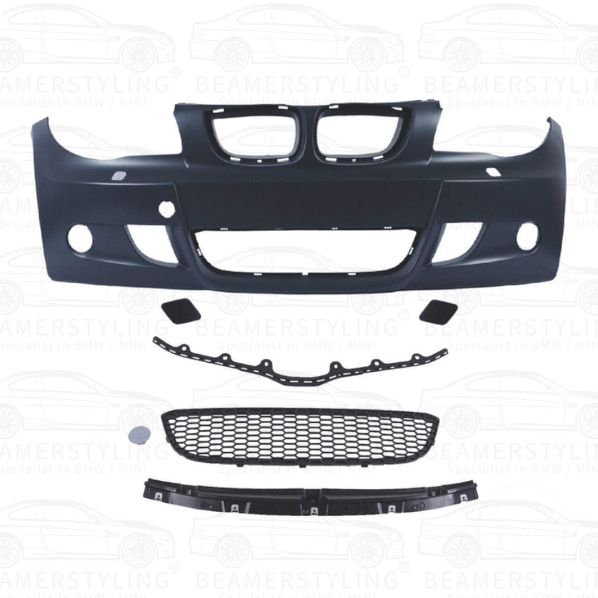 Voorbumper - BMW E87 & E81 - M Pakket Look | 2004-2012 - Beamerstyling.nl