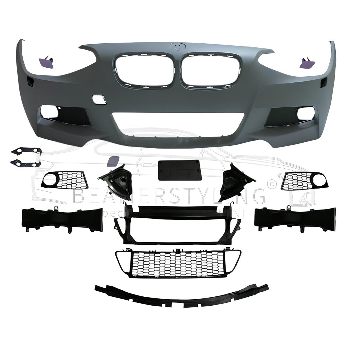 Voorbumper - BMW F20 / F21 - M Pakket Look | 2011-2015 - Beamerstyling.nl