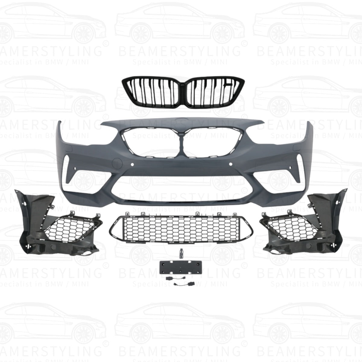 Voorbumper - BMW F20LCI / F21LCI - M2C Look | 2015 - 2019 - Beamerstyling.nl