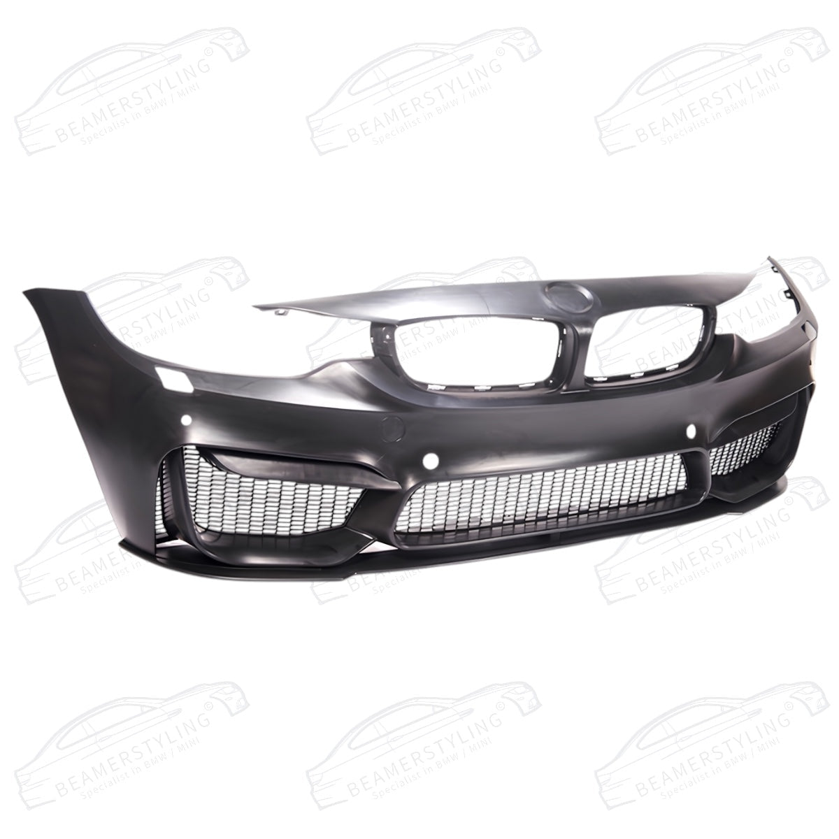 Voorbumper - BMW F32 / F33 / F36 - M4 Look + Front lip - Met PDC/SRA | 2013-2021 - Beamerstyling.nl