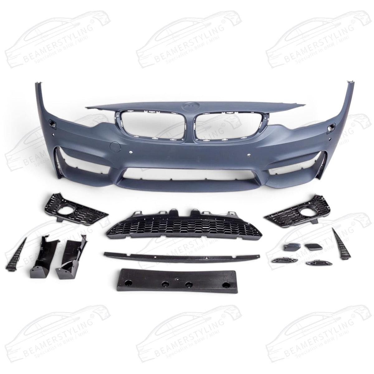 Voorbumper - BMW F32 / F33 / F36 - M4 look - Met PDC & SRA | 2013-2021 - Beamerstyling.nl
