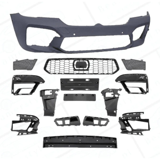 Voorbumper - BMW G30 / G31 LCI - M5 Look | 20-23 — Voorbereid Voor 4X PDC - Beamerstyling.nl