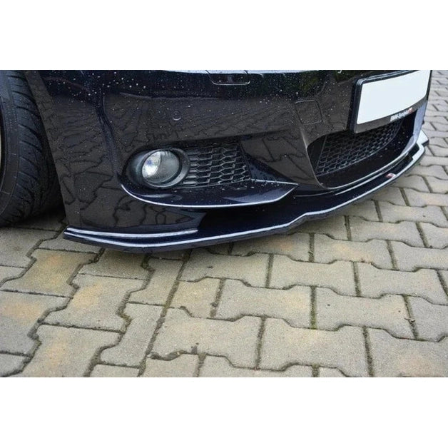 Front Lip V2 - BMW E92 / E93 - M Pakket - Maxton Design | 10-14 — Glanzend Zwart
