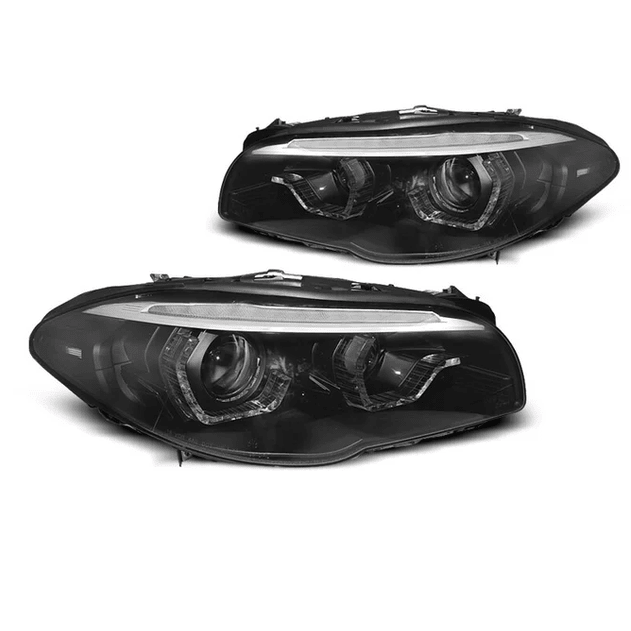 Xenon Koplampen - BMW 5 Serie F10 / F11 - Drl Angel Eyes | 2010-2013 — Met Afs (Bochtverlichting). - Beamerstyling.nl